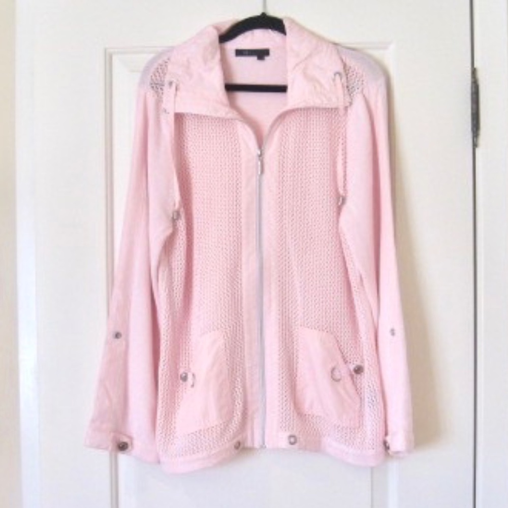 Orly Open Knit Jacket - Picture 1 of 8